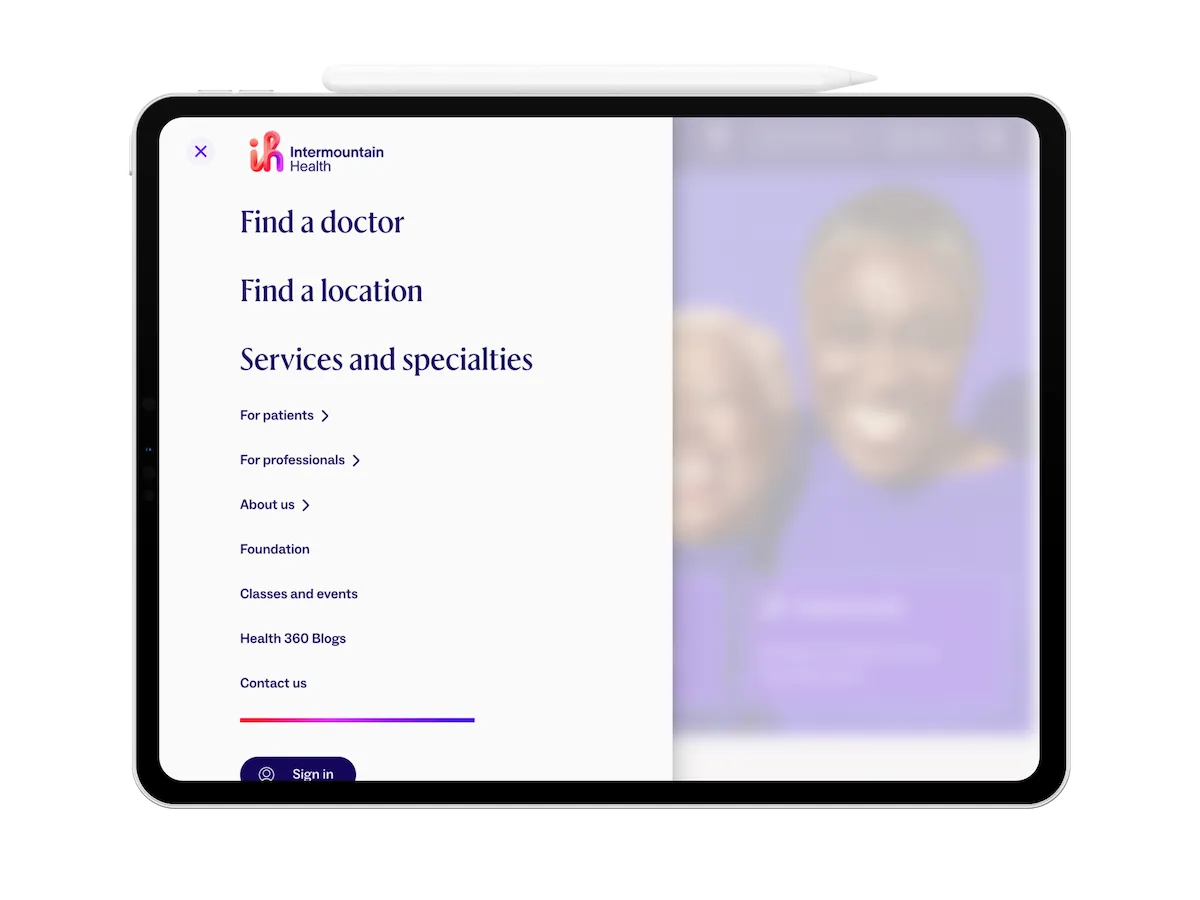 Medical practice website