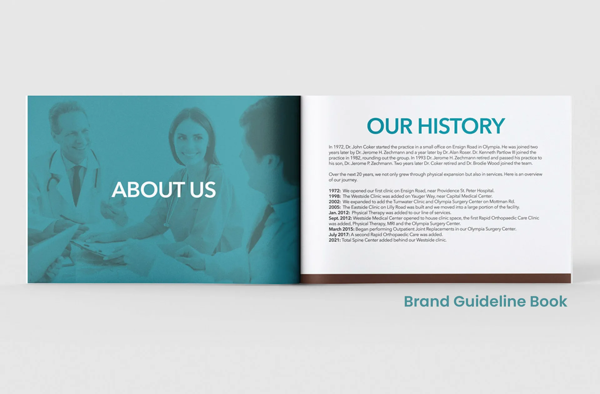 Olympia Orthopedic print portfolio