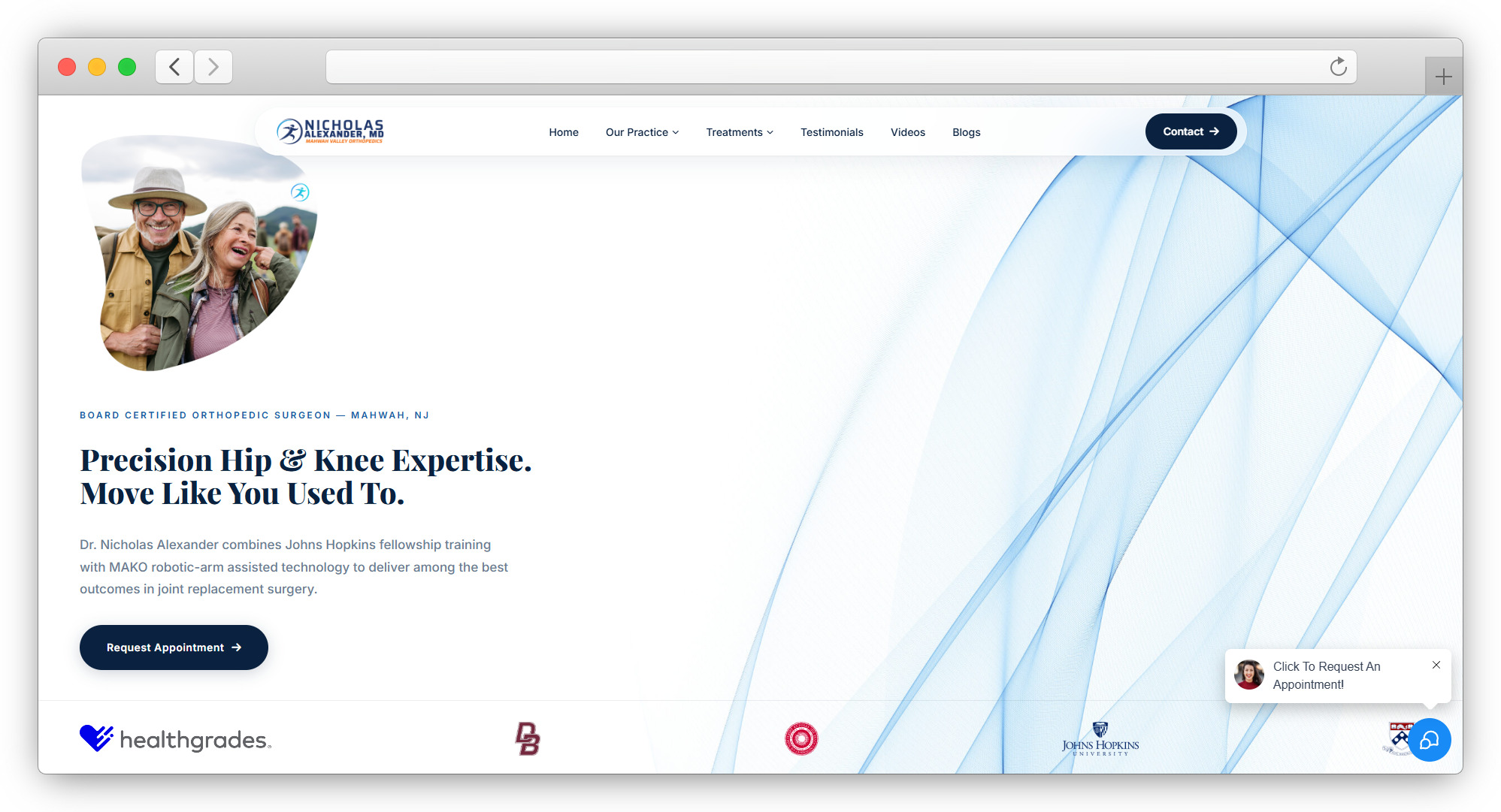 Orthopedic Practice Website