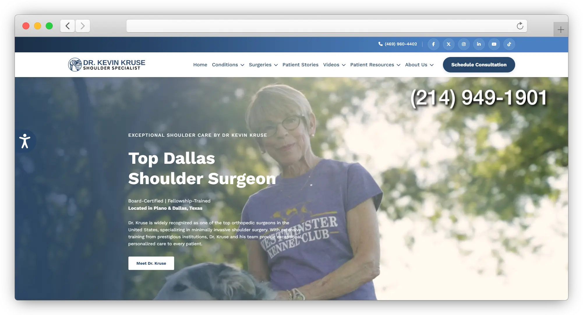 Orthopedic Practice Website